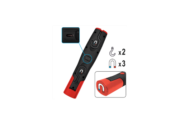 Lampada da officina + torcia YATO YT-08507 LED 140lm