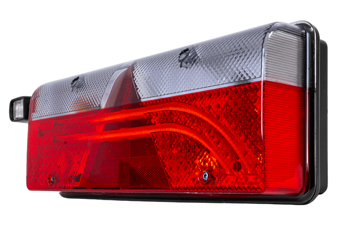 Fanale posteriore a baionetta a LED ASPÖCK EUROPOINT III 7PIN ASS2 con clacson, 7 funzioni rimanenti