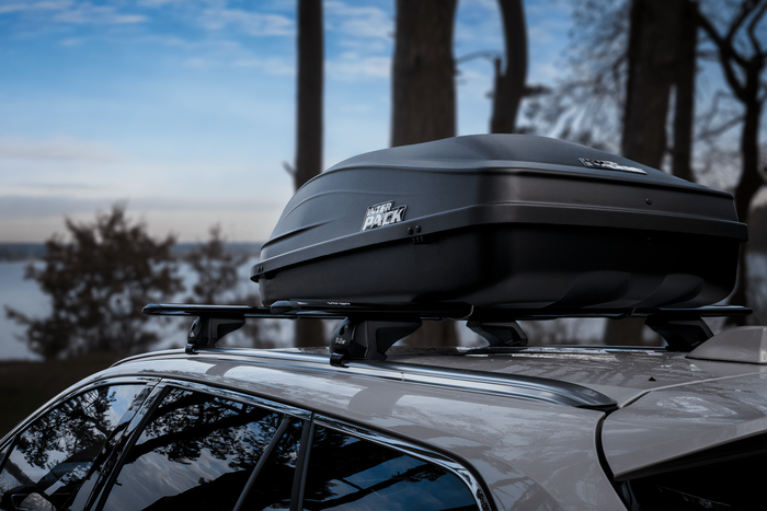 Box da tetto Inter Pack Stella 370, nero opaco