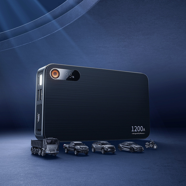 Avviatore Power Bank BASEUS Super Energy Pro+ Jump Starter 12V 12000mAh 1200A + caricabatterie USB