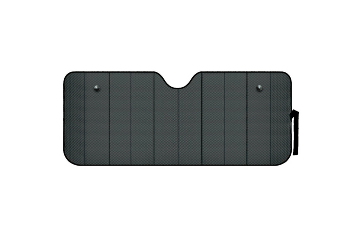 Tappetino parasole per finestrino auto LAMPA Nero opaco 72x145cm