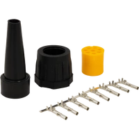 Connettore a baionetta MANTES 8 PIN sinistro giallo