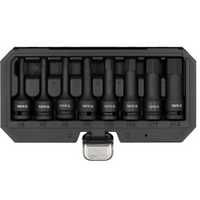 Bussole per chiavi a percussione esagonali YATO YT-1066 6-19 mm 8 pezzi.