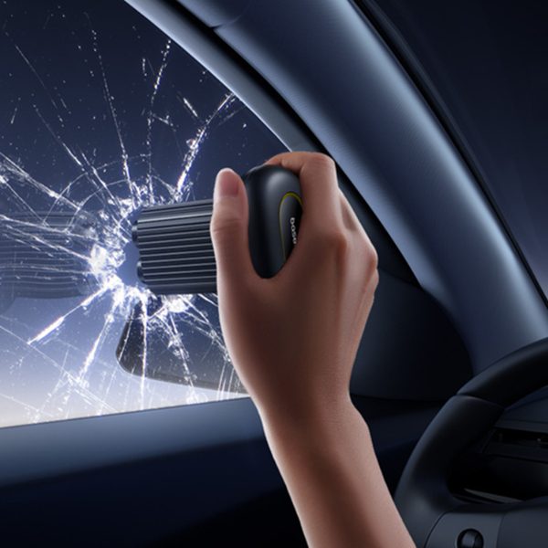 BASEUS GoTrip DT1 Martello di sicurezza 2 in 1 per finestrini, coltello salvavita per cinture di sicurezza