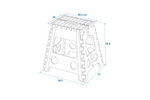 Sgabello pieghevole con piattaforma ProPlus 770826 per rimorchio, portata 120 kg.