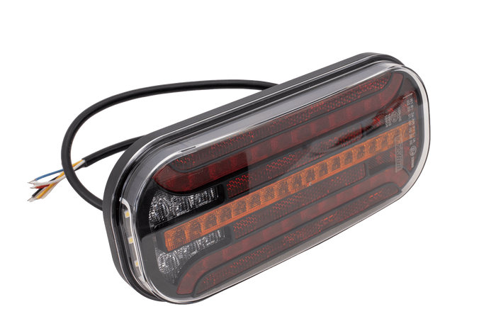 Fanale posteriore a LED FRISTOM FT-230, 6 funzioni, universale