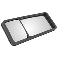 Specchio laterale PLASTEX LP0390P per macchine agricole 390x157mm