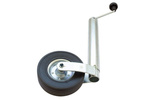 SET: RUOTINO DI APPOGGIO RIMORCHIO WINTERHOFF 250 KG 225x70 MM FI 60 + MORSETTO SUPPORTO RUOTINO WINTERHOFF FI 60