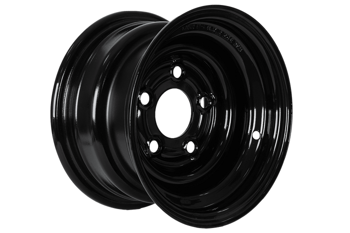 Cerchio in acciaio per rimorchio UNITRAILER nero 6Jx10"H2 5x112 ET:-4