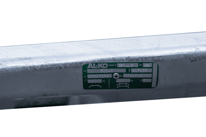 Assale AL-KO OPTIMA non frenato per rimorchio 750kg 1260mm 1720mm 4x100