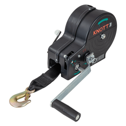 Verricello manuale per rimorchio KNOTT 6X0017.311 900kg con cinghia