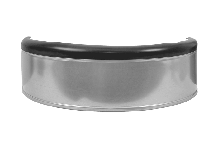Parafango per rimorchio 13-15" DOMAR DK7110 passaruota 820/240mm in metallo con bordo in gomma