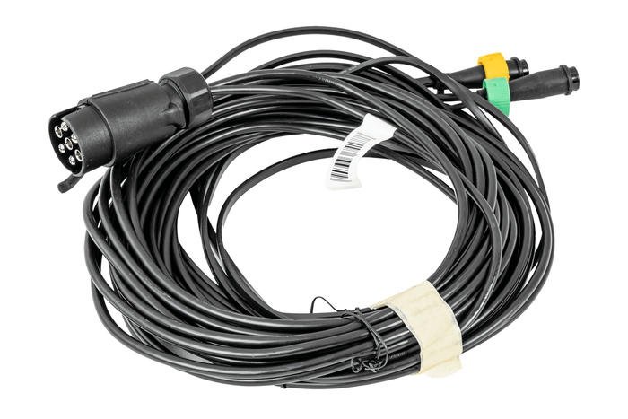 MANTES cablaggio rimorchio impianto elettrico 7m 7 PIN SPINA BAIONETTA 2x 5 PIN