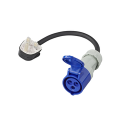 Adattatore con spina CEE e presa UK ProPlus 373522DE, cavo da 40 cm, 16 A, 230 V. 