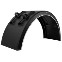 Parafango per rimorchio 19,5-22,5" DOMAR DK3075 passaruota 1250/430mm con staffe di montaggio