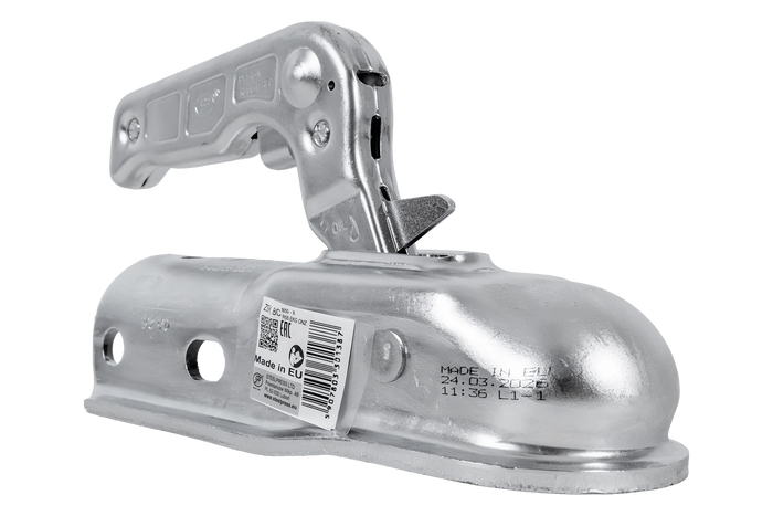 Gancio di traino a sfera STEELPRESS ZSK-1700D+Z2 per rimorchio da 1700 kg con timone tubolare da 35-50 mm