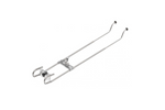 Supporto per ruota di scorta KNOTT per roulotte 1475-1850mm