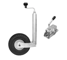 Ruotino di appoggio con morsetto WINTERHOFF ST48-260LB+KLE48 150kg 48mm 500-710mm