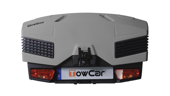 Towbox EVO classic gray - box portabagagli da montare sul gancio di traino