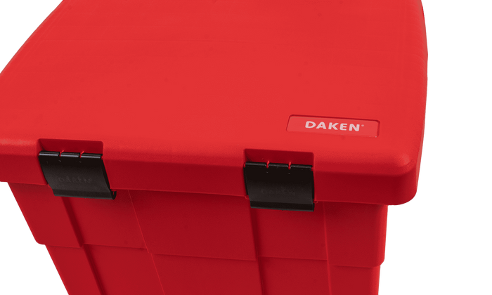 DAKEN 86014 PITBOX contenitore per materiali sfusi, per sabbia e sale stradale, dimensioni 655x570x520 mm, capacità 108,5 l.