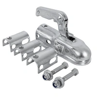 Gancio di traino a sfera STEELPRESS ZSK-1700D+Z2 per rimorchio da 1700 kg con timone tubolare da 35-50 mm