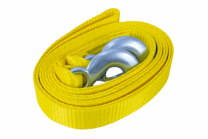 Cavo di traino con ganci UNITRAILER cinghia di traino 5m/50mm/7,5t gialla