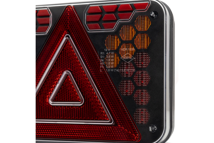 Fanale posteriore a LED HORPOL LZD 3216 con 7 funzioni, lato destro
