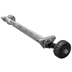 Assale frenato AL-KO EURO per rimorchio/portauto 1800 kg 1650 mm 2150 mm 5x112