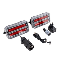 TT Technology TT.12028B-DI Luci posteriori a LED 3 funzioni sinistra+destra, wireless, magnetiche