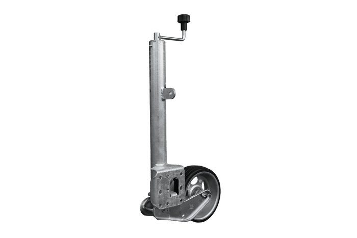 Ruota di supporto automatica UNITRAILER con maniglia 500 kg 60 mm 660-904 mm