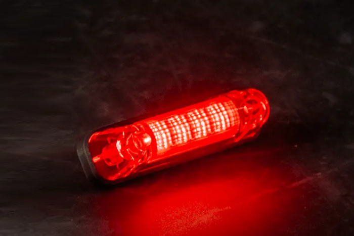 Lampada di segnalazione a LED FRISTOM FT-081, rossa, universale