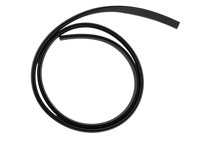 Copertura/guarnizione in gomma (inferiore) per trave in alluminio - G3 CL 127 cm