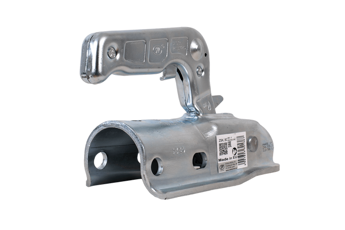 Gancio di traino a sfera STEELPRESS ZSK-1700D per rimorchio da 1700 kg con timone tubolare da 50 mm