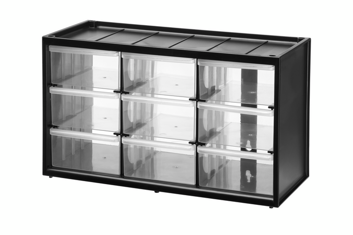Organizzatore per officina con 9 cassetti, mobiletto STANLEY in OPP, 365x210 mm
