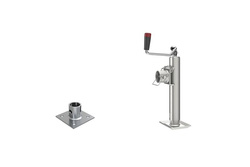 Supporto manovella completo S.170033 + adattatore S.29317 SIMOL per rimorchio pianale 1300kg