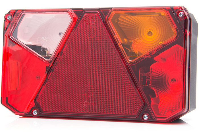 Fanale posteriore WAŚ W125P 6 funzioni destro