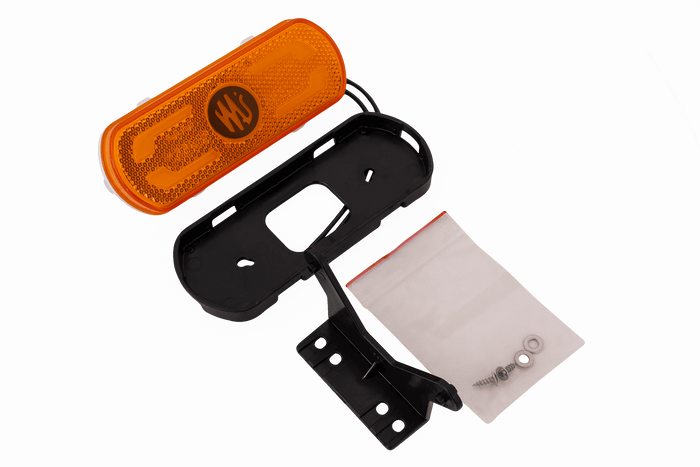 WAŚ W240 1598 Luce di posizione a LED, arancione, universale, con supporto