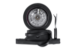Lampada di segnalazione a LED FRISTOM FT-009A, universale, su braccio in gomma