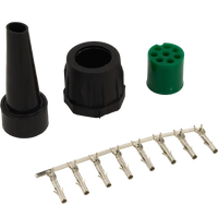 Connettore a baionetta Mantes 8 PIN destro verde