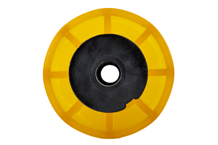 Kit: 5 x rulliera centrale per rimorchi 190 mm Knott