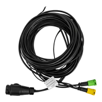 MANTES installazione elettrica, cablaggio per rimorchio barca, 9,5 m, spina a 13 pin, 2 baionette a 5 pin