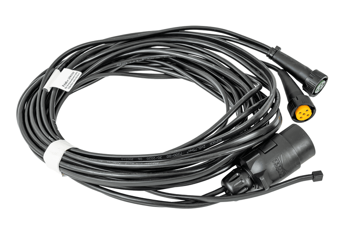 Cablaggio rimorchio impianto elettrico ASPÖCK 4,5 m 7 PIN baionette 2x 5 PIN