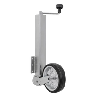 AL-KO 1863497 ruotino di appoggio automatico con maniglia 400kg 60mm 775-1010mm