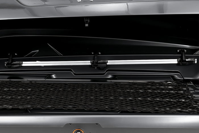 Box da tetto Inter Pack Monsun M, nero metallizzato