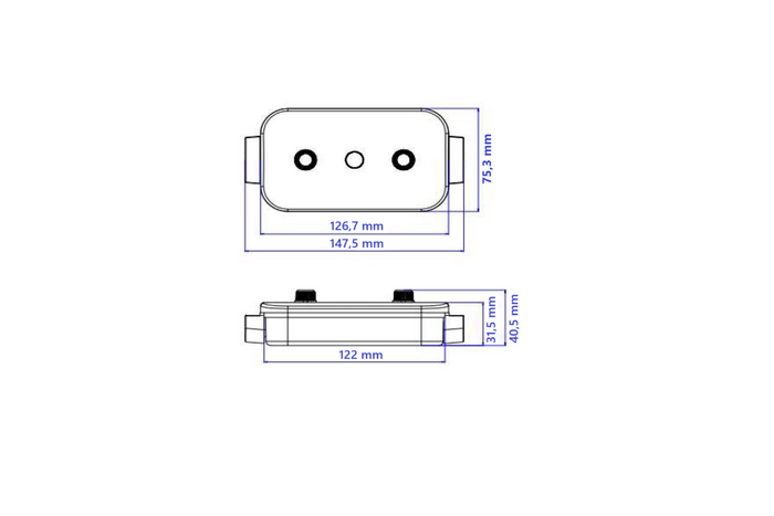 Scatola elettrica KAMAR E4030 a 12 poli