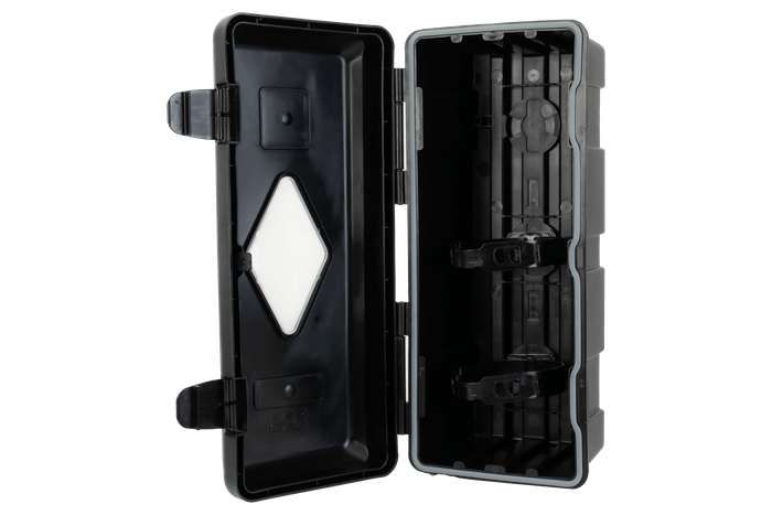 Contenitore porta estintore 9 kg DAKEN 82010 ADAMANT 671x310x247mm nero