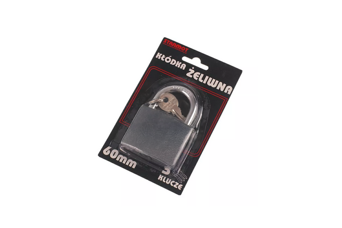 Lucchetto in ghisa 60mm HERMON, diametro occhio 8mm