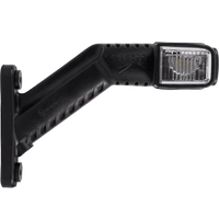 Faro di posizione destro a LED ASPÖCK SUPERPOINT IV su braccio in gomma