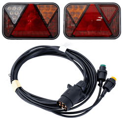 Luci posteriori a LED FRISTOM + cablaggio MANTES 4m 7PIN