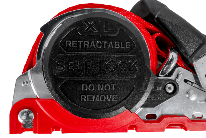Nastro trasportatore automatico retrattile FACTY 5 m/25 mm/0,35 t rosso